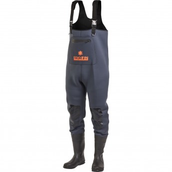 Полукомбинезон забродный NORFIN SHADOW NEOPRENE BOOTFOOT р.44-L-S с сапогами